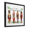 Stupell Industries Nuts About Christmas Nutcrackers Framed Print Under Glass, design by Kim Allen